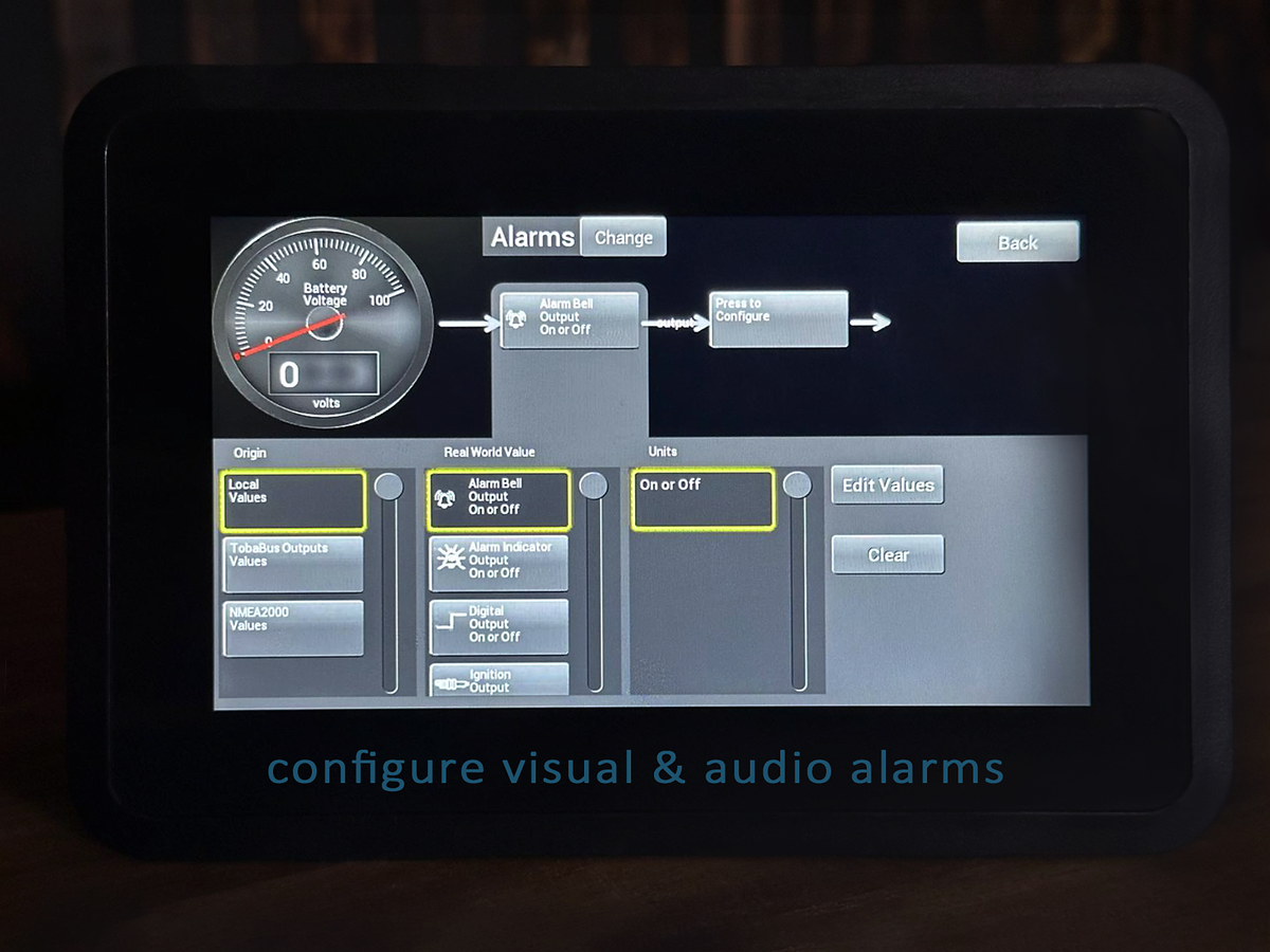 MEMU-7i digital boat gauges unit