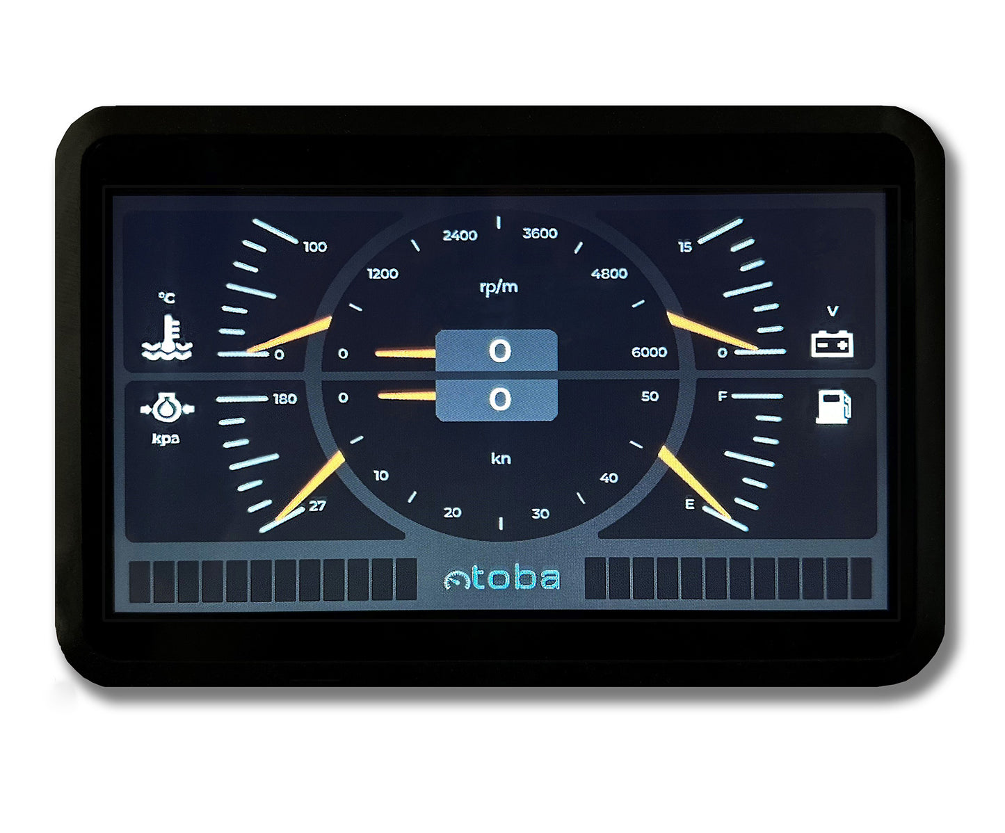 MEMU-7 | 10-in-1 boat gauges digital touchscreen unit