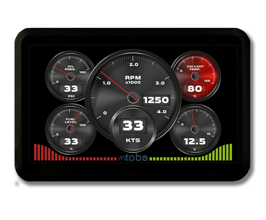 MEMU-7i digital boat gauges unit
